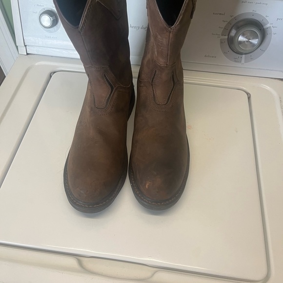 Ariat carbon toe work boots slip on 10 1/2 - Picture 2 of 6